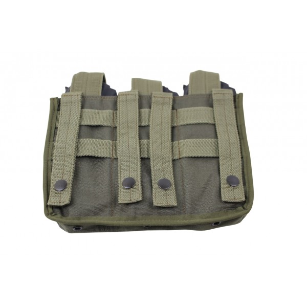 Подсумок тактический открытого типа под 3 магазина Karabat Олива - 3580843 Подсумок тактический открытого типа под 3 магазина Karabat Олива - 3580843