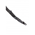 Ремень 3-х точечный Frag с карабином Черный