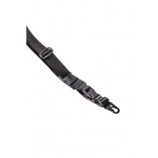 Ремень 3-х точечный Frag с карабином Черный