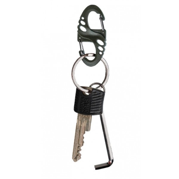 Карабин тактический S-образный (упаковка 10 шт) Mil-Tec Германия Oliv - 3580957 Карабин тактический S-образный (упаковка 10 шт) Mil-Tec Германия Oliv - 3580957