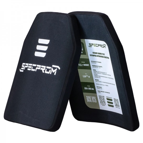 Бронеплита керамическая 6 класса защиты Specprom NIJ IV AL203 весом 2.8 кг (размер 25х30 см) - 3580979 Бронеплита керамическая 6 класса защиты Specprom NIJ IV AL203 весом 2.8 кг (размер 25х30 см) - 3580979