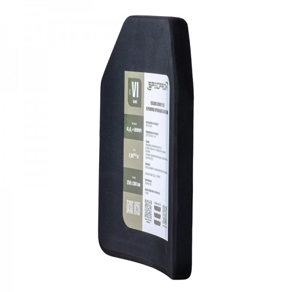 Бронеплита керамическая 6 класса защиты Specprom NIJ IV AL203 весом 2.8 кг (размер 25х30 см) - 3580979 Бронеплита керамическая 6 класса защиты Specprom NIJ IV AL203 весом 2.8 кг (размер 25х30 см) - 3580979