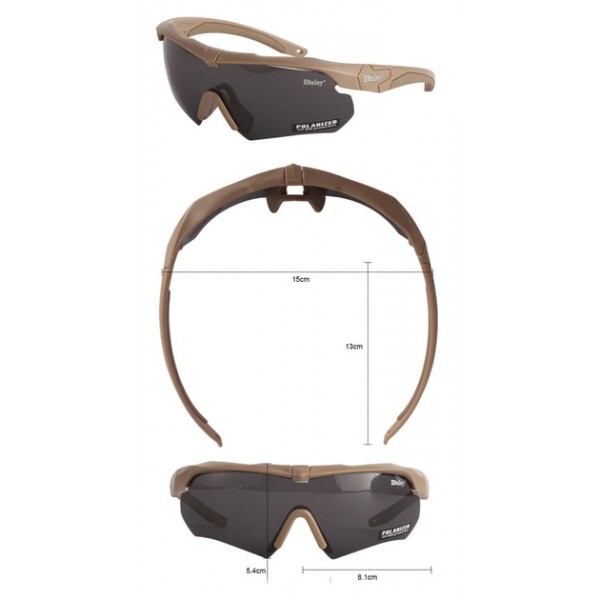 Очки Daisy Х10 (с поляризацией) Койот - 3580981 Очки Daisy Х10 (с поляризацией) Койот - 3580981