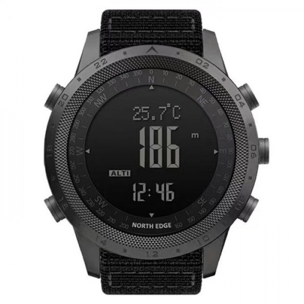 Часы тактические мужские влагостойкие North Edge Desert 5BAR с компасом 1793 Black - 3580984 Часы тактические мужские влагостойкие North Edge Desert 5BAR с компасом 1793 Black - 3580984