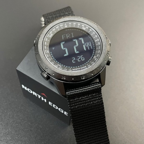 Часы тактические мужские влагостойкие North Edge Desert 5BAR с компасом 1793 Black - 3580984 Часы тактические мужские влагостойкие North Edge Desert 5BAR с компасом 1793 Black - 3580984