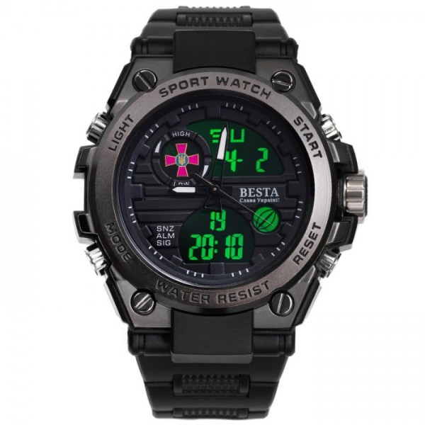 Чоловічий водостійкий тактичний годинник Besta Box Tattoo ЗСУ Set подарунковий набір, з компасом - 3580985 Чоловічий водостійкий тактичний годинник Besta Box Tattoo ЗСУ Set подарунковий набір, з компасом - 3580985