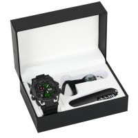 Чоловічий водостійкий тактичний годинник Besta Box Tattoo ЗСУ Set подарунковий набір, з компасом