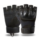 Тактические беспалые перчатки Outdoor Tactics черные