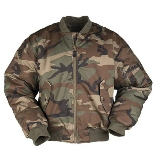 Куртка тактична Woodland США Ma1 Mil-Tec Німеччина - 3581077 Куртка тактична Woodland США Ma1 Mil-Tec Німеччина - 3581077