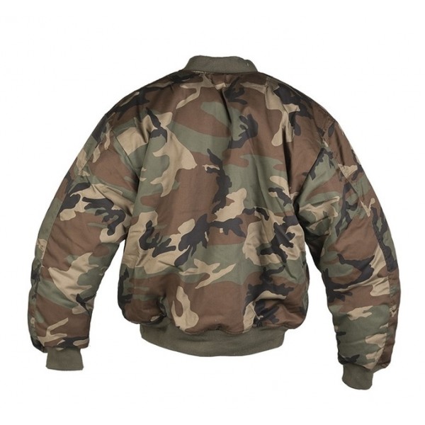 Куртка тактична Woodland США Ma1 Mil-Tec Німеччина - 3581077 Куртка тактична Woodland США Ma1 Mil-Tec Німеччина - 3581077