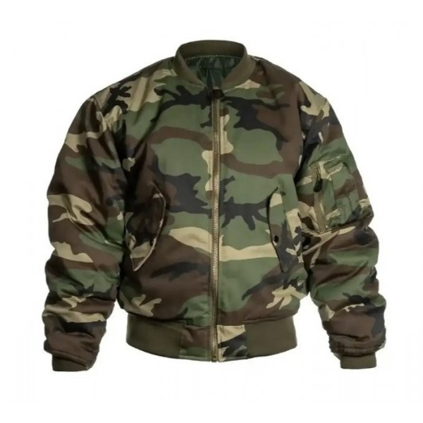 Куртка тактична Woodland США Ma1 Mil-Tec Німеччина - 3581077