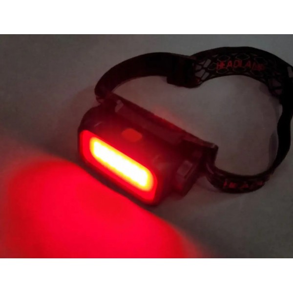 Налобный фонарик BL-008/8773 COB с белым и красным светом - 3581079 Налобный фонарик BL-008/8773 COB с белым и красным светом - 3581079