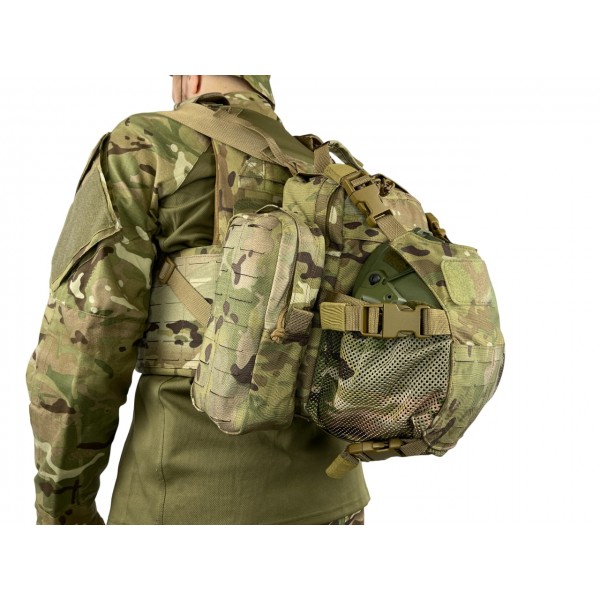 Рюкзак тактический суточный с креплением паук для шлема Gen 2.0 uaBronik Мультикам - 3581268