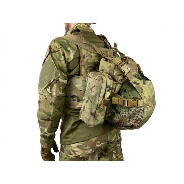 Рюкзак тактический суточный с креплением паук для шлема Gen 2.0 uaBronik Мультикам - 3581268