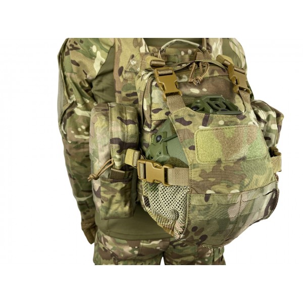 Рюкзак тактический суточный с креплением паук для шлема Gen 2.0 uaBronik Мультикам - 3581268