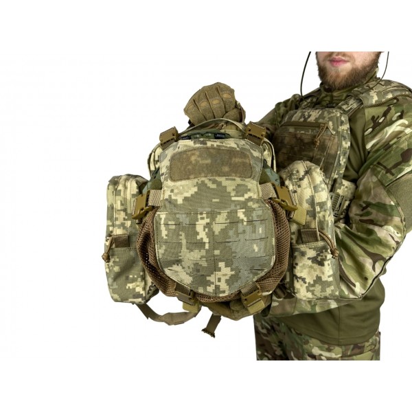 Рюкзак тактичний добовий з кріпленням павук для шолома Gen 2.0 uaBronik ММ-14 - 3581269