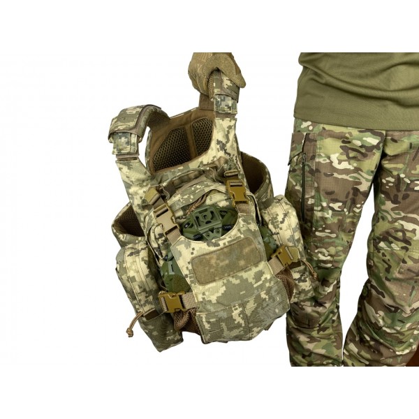 Рюкзак тактический суточный с креплением паук для шлема Gen 2.0 uaBronik ММ-14 - 3581269 Рюкзак тактический суточный с креплением паук для шлема Gen 2.0 uaBronik ММ-14 - 3581269