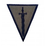 Шеврон 210 Отдельный  Штурмовой Полк Треугольник Олива (размер 7х8 см)