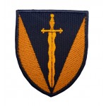 Шеврон 210 Отдельный Штурмовой Полк Цветной (размер 7х8 см)