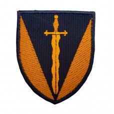 Шеврон 210 Отдельный Штурмовой Полк Цветной (размер 7х8 см)