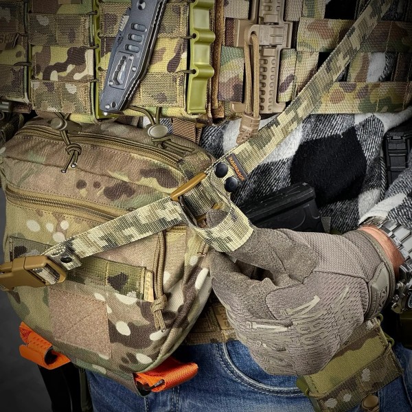 Ремінь триточковий збройовий RAGNAROK Hel Gen.II QD Піксель - 3581436 Ремінь триточковий збройовий RAGNAROK Hel Gen.II QD Піксель - 3581436