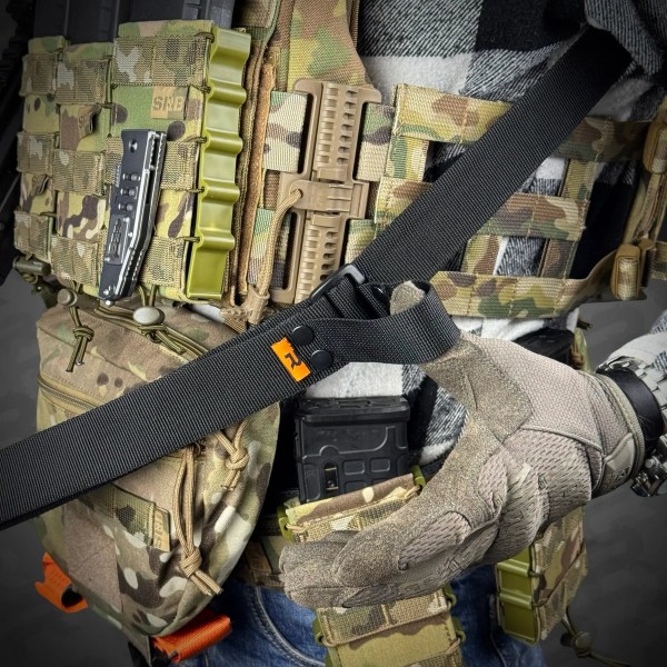 Ремень RAGNAROK TYR carbine Черный оружейный одно/двухточечный с дополнительным креплением - 3581437 Ремень RAGNAROK TYR carbine Черный оружейный одно/двухточечный с дополнительным креплением - 3581437