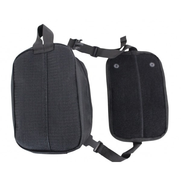 Підсумок під Аптечку з відкидною спинкою на кнопках МК Чорний - 3581493