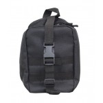 Підсумок під Аптечку з відкидною спинкою на кнопках МК Чорний