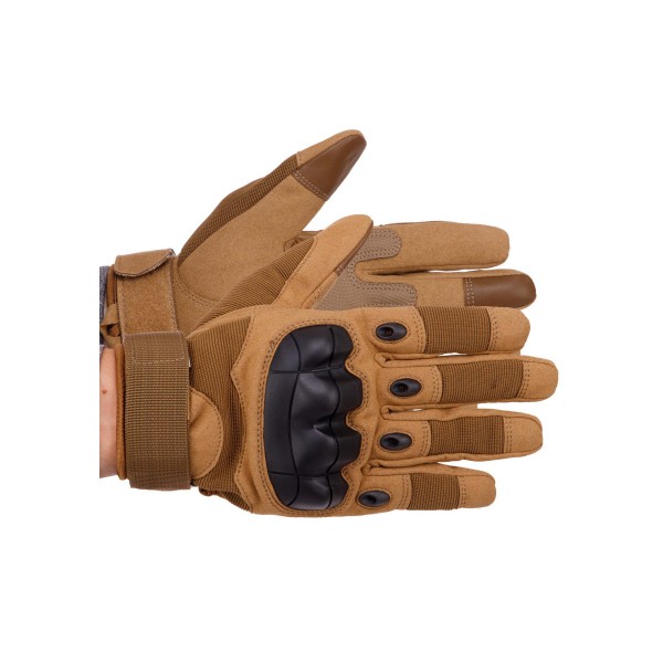 Перчатки тактические сенсорные полнопалые Койот - 3581509