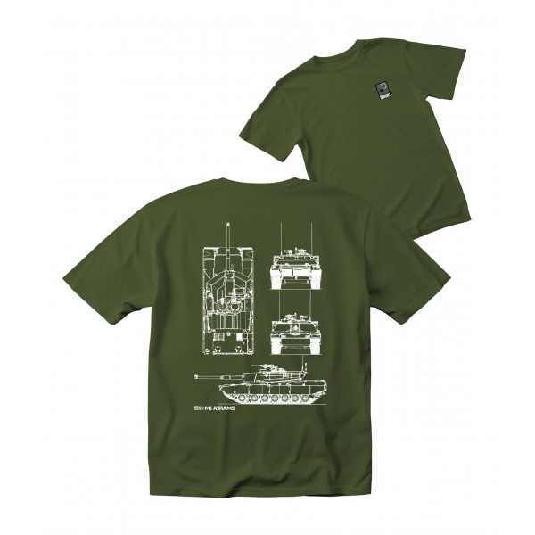 Футболка Karakurt M1 Abrams Oliv Karakurt M1 Abrams Oliv - 3584269 Футболка Karakurt M1 Abrams Oliv Karakurt M1 Abrams Oliv - 3584269