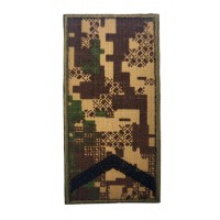 Погон на липучке Старший солдат НГУ Хищник (размер 5х10 см)