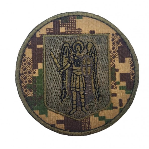 Шеврон национальная гвардия Украины НГУ Киев архангел Михаил Хищник (размер 9х9 см) - 3584343