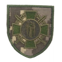 Шеврон ТЦК Киев Пиксель (размер 8×7 см)