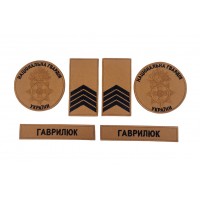 Комплект нашивок Національна гвардія України НГУ Койот