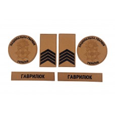 Комплект нашивок Національна гвардія України НГУ Койот