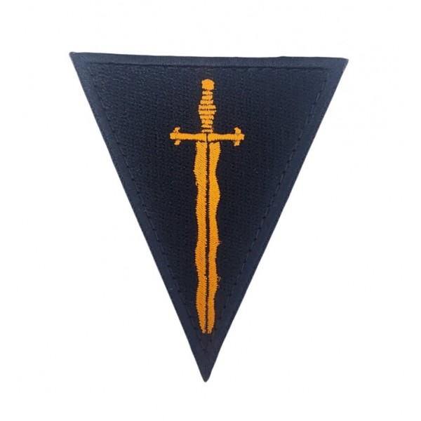 Шеврон 210 Окремий Штурмовий Полк Трикутник (розмір 7х8 см) - 3585556