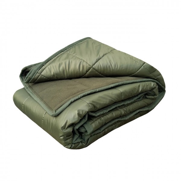 Одеяло армейское флисовое полевое 145х200 с чехлом - 3585572