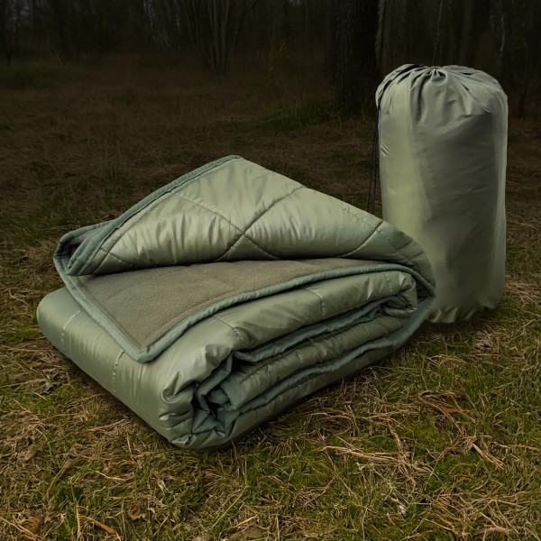 Одеяло армейское флисовое полевое 145х200 с чехлом - 3585572 Одеяло армейское флисовое полевое 145х200 с чехлом - 3585572
