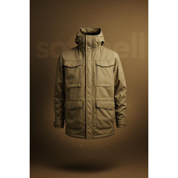 Куртка Soft Shell Милитари М-65 под пистолет Pancer Олива - 3565215