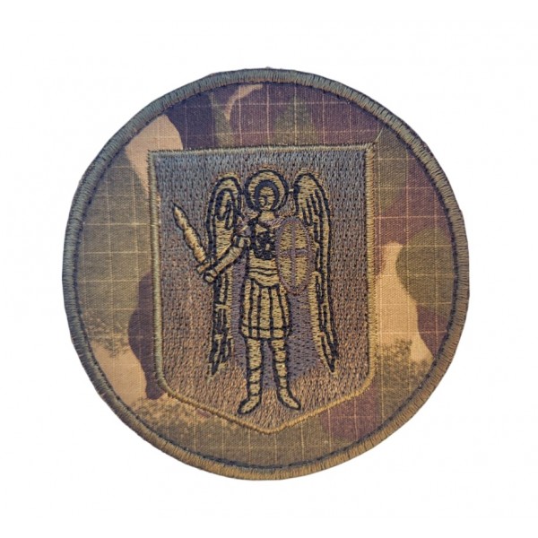 Шеврон национальная гвардия Украины НГУ Киев архангел Михаил Мультикам (размер 9х9 см) - 3584679