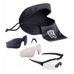 Окуляри захисні Bolle BSSI Safeti MY6 (з двома змінними лінзами) Mil-Tec Німеччина Black