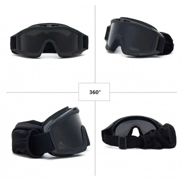 Балістична маска Китай чорна - 2850888 Балістична маска Китай чорна - 2850888