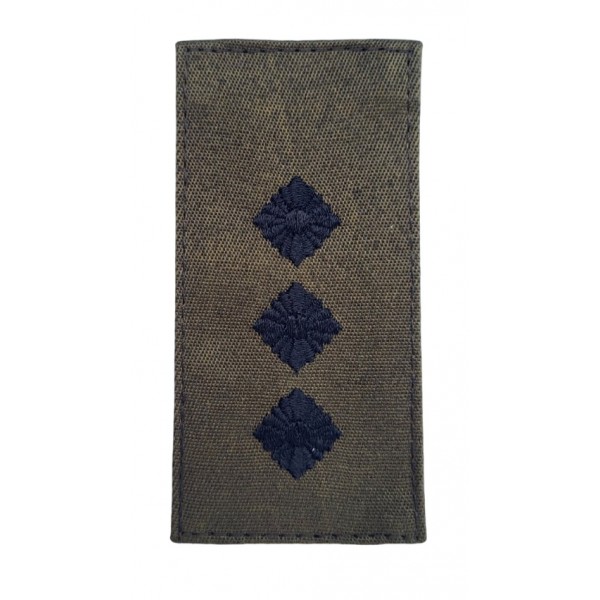 Погон на липучке Старший лейтенант ВСУ Олива (размер 5х10 см) - 3565616