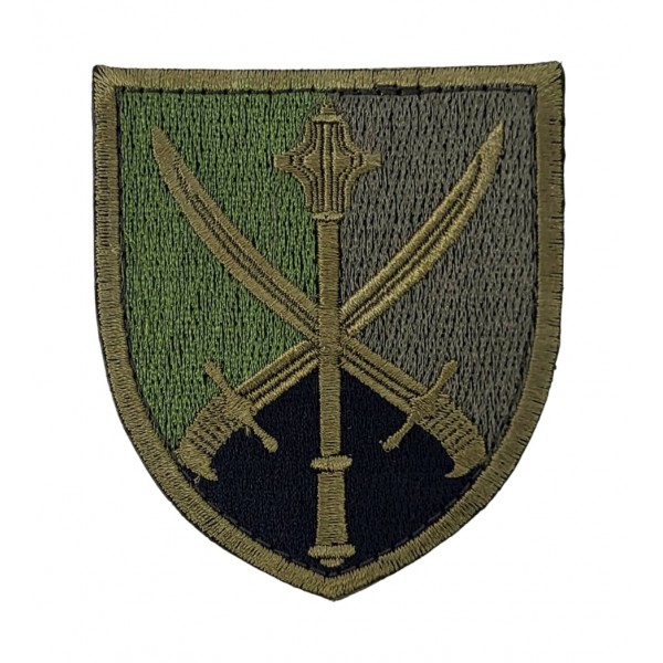 Шеврон Командування об'єднаних сил ЗСУ Олива (розмір 7х8 см) - 3574644