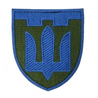 Шеврон Тризуб Територіальна оборона ТРО Кольоровий (розмір 7х8 см)