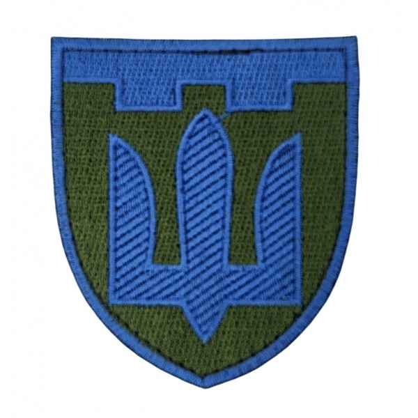 Шеврон Тризуб Територіальна оборона ТРО Кольоровий (розмір 7х8 см) - 3575061