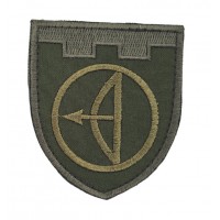 Шеврон 112 бригада Територіальна оборона ТРО Олива (розмір 7х8 см)