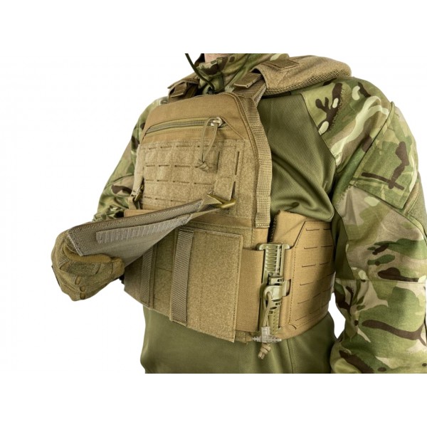 Плитоноска Plate Carrier Закрытого типа GEN 2.0 панель Molle uaBronik Койот - 3577863 Плитоноска Plate Carrier Закрытого типа GEN 2.0 панель Molle uaBronik Койот - 3577863