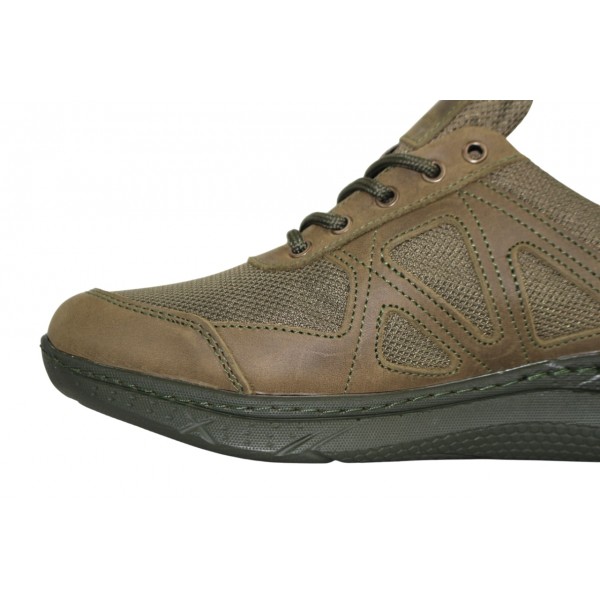 Кроссовки демисезонные мужские Crossav 08 (Кожа Крейзи+Кордура) Хаки - 3584356 Кроссовки демисезонные мужские Crossav 08 (Кожа Крейзи+Кордура) Хаки - 3584356