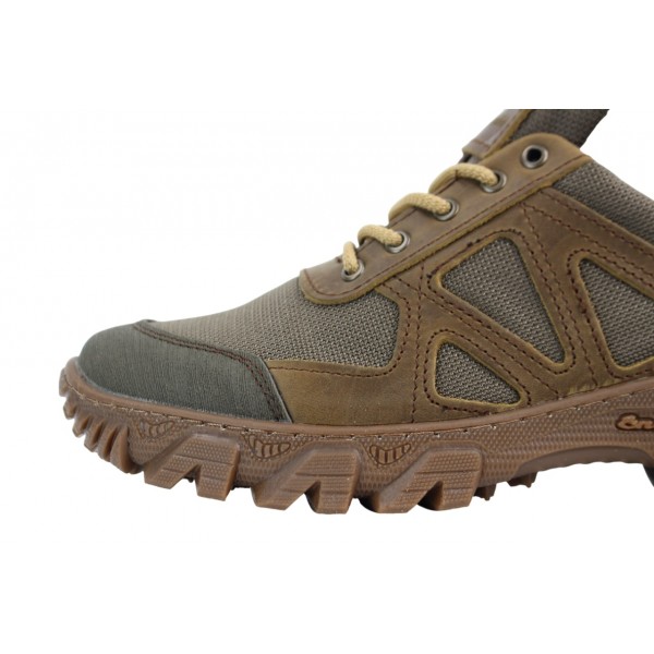 Кроссовки демисезонные мужские Crossav 08/2 (Царапка кожа+Кордура+Крейзи) Оливковые - 3584357 Кроссовки демисезонные мужские Crossav 08/2 (Царапка кожа+Кордура+Крейзи) Оливковые - 3584357